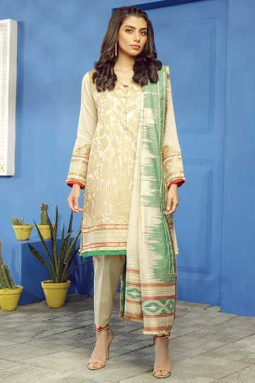 Alkaram 2 Piece Printed Lawn Suit With Cambric Trouser 24142 Summer Lawn Collection 2020 | Alkaram Summer Lawn